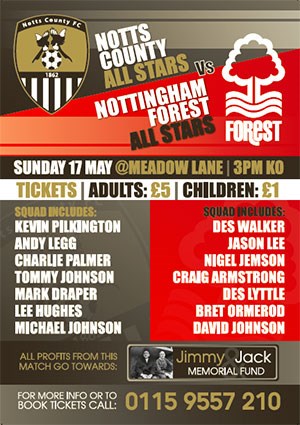 Notts County vs Nottingham Forest All Stars